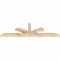 Ekena Millwork Richland Rough Sawn Timber Gable Bracket, Douglas Fir, 84"W x 24"H x 4"D x 4"F, 7/12 Pitch GBW084X24X0404RIC00RDF - alternate 4